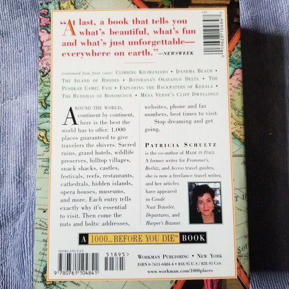 1000 Place to See Before You Die paperback book First Edition - Picture 2 of 7